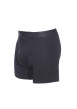 Thumbnail Boxer long noir Ho1 avec logo autour de la taille élastiquée coupe ouverte - Image 2