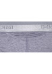 Thumbnail Slip Ho1 gris chiné avec logo brodé effet métallisé sur la taille élastiquée coupe ouverte - Image 3