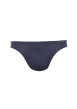 Thumbnail Slip classique Premium en coton marine avec logo cousu à l'avant de la taille élastiquée