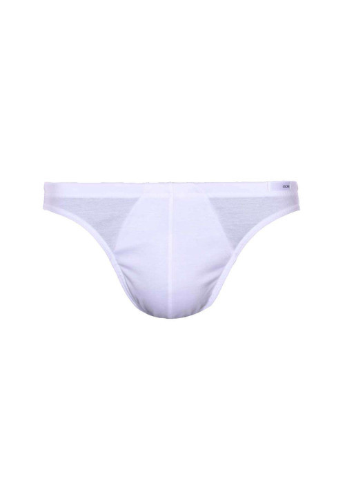 Slip classique Premium en coton blanc avec logo cousu sur le côté gauche de l'élastique