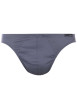 Thumbnail Slip classique Premium gris en coton avec logo cousu sur le côté gauche de l'élastique