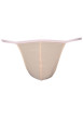 Thumbnail String beige Plumes avec élastique fin de chaque côté