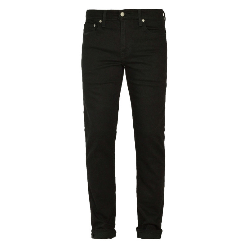 Levi's® - Jean Noir Uni à Coupe Droite Et à Fermeture Zippée Boutonnée - Noir