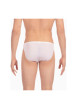 Thumbnail Slip blanc uni avec surpiqûres ton sur ton et taille élastiquée blanche - Image 2