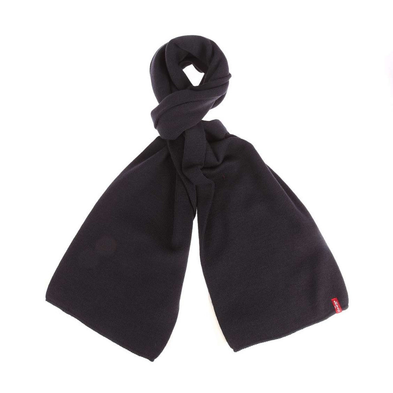 Levi's® Acc. - Echarpe Marine Unie Avec Une étiquette D'authentification Rouge - Marine
