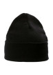Thumbnail Bonnet noir uni à revers avec logo batwing brodé à l'avant - Image 2