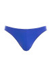 Thumbnail String bleu uni avec taille élastiquée et surpiqûres ton sur ton