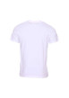 Thumbnail T-shirt blanc en coton uni avec une coupe droite et un col rond - Image 3