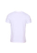Thumbnail T-shirt blanc en coton uni avec une coupe droite et un col rond - Image 4