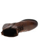 Thumbnail Boots en cuir marron avec une fermeture zippée lacets ronds et languette d'aisance - Image 5