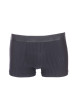 Thumbnail Boxer classique Chic noir à rayures avec logo brodé sur la taille élastiquée