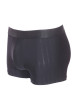 Thumbnail Boxer classique Chic noir à rayures avec logo brodé sur la taille élastiquée - Image 2