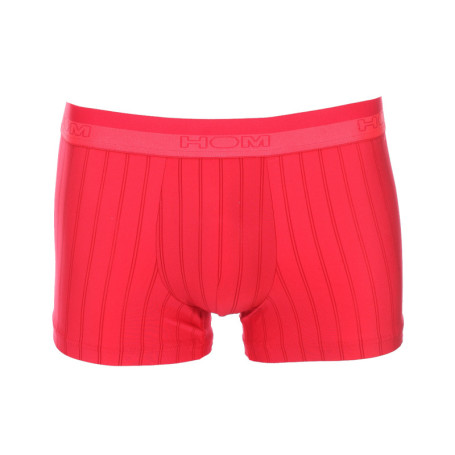 Boxer classique rouge Chic avec rayures et logo...
