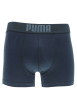 Thumbnail Lot de 2 boxers Puma Basic en coton stretch bleu et marine