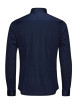 Thumbnail Chemise marine à coupe ajustée à col français et à fermeture boutonnée - Image 2