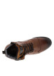 Thumbnail Boots en cuir marron avec fermeture à zip et lacets tressés marrons - Image 11