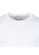 Thumbnail T-Shirt blanc uni ajusté à col rond avec surpiqûres ton sur ton - Image 3
