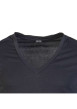 Thumbnail T-shirt classique Supreme en coton noir à col v et manches courtes - Image 3