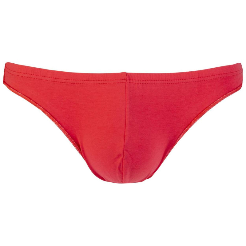 Hom - String Freddy En Coton Rouge Coupe Large Sur Les Côtés - Rouge Hom - String Freddy En Coton Rouge Coupe Large Sur Les Côtés - Rouge