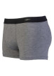 Thumbnail Boxer anthracite légèrement chiné avec taille élastiquée noire et marque - Image 2