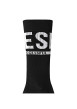 Thumbnail Lot de 3 paires de chaussettes noires en coton mélangé unies - Image 2