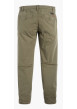 Thumbnail Pantalon kaki pour homme en coton coupe droite uni - Image 2