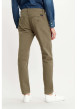 Thumbnail Pantalon kaki pour homme en coton coupe droite uni - Image 4