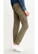 Thumbnail Pantalon kaki pour homme en coton coupe droite uni - Image 5