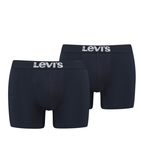 Lot de 2 boxers noirs unis et à bande...