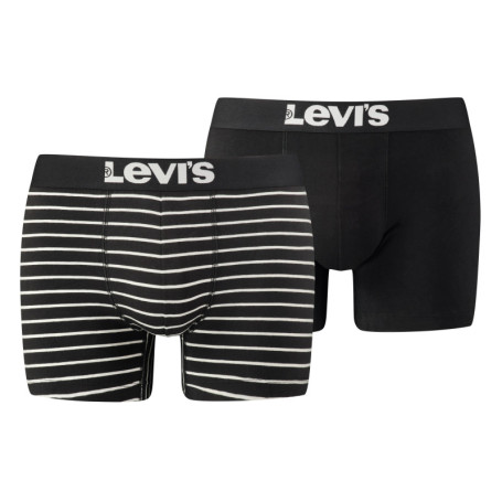 Lot de deux boxers noirs et à bande élastiquée...
