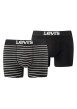 Thumbnail Lot de deux boxers noirs et à bande élastiquée brodée à la taille