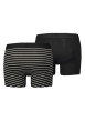 Thumbnail Lot de deux boxers noirs et à bande élastiquée brodée à la taille - Image 2