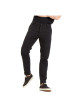Thumbnail Pantalon 5 poches droit Chino en coton stretch noir à jambe slim et zippé