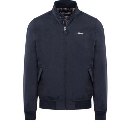 Blouson logo brodé pour homme marine droite
