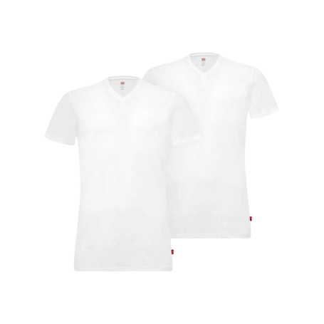 T-shirts blancs en coton unis avec une coupe...