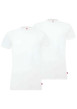 Thumbnail T-shirts blancs en coton unis coupe droite col rond