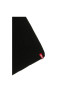 Thumbnail Echarpe noire unie avec logo iconique de la marque cousu - Image 2