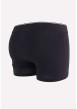 Thumbnail Lot de 3 Boxers noirs en coton unis avec ceinture élastiquée noire - Image 4