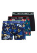Thumbnail Lot de 3 Boxers classique multicolore uni avec une coupe fermée - Image 13