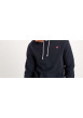Thumbnail Sweat noir uni à capuche avec logo de la marque - Image 5