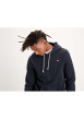 Thumbnail Sweat noir uni à capuche avec logo de la marque - Image 7
