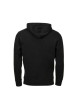Thumbnail Sweat noir uni à capuche avec logo de la marque - Image 8