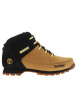 Thumbnail Bottines en cuir nubuck miel à talon plat avec des lacets ronds tressés - Image 10