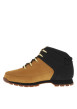 Thumbnail Bottines en cuir nubuck miel à talon plat avec des lacets ronds tressés - Image 12