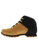Thumbnail Bottines en cuir nubuck miel à talon plat avec des lacets ronds tressés - Image 14