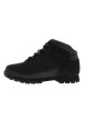Thumbnail Boots noires montantes à semelles crantées et à lacets ronds avec logo sur le côté - Image 7