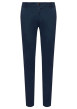Thumbnail Pantalon Chino bleu uni avec une fermeture zippée boutonnée - Image 2