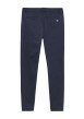Thumbnail Pantalon Chino bleu uni avec une fermeture zippée boutonnée - Image 3