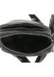 Thumbnail Sacoche en cuir noir à bandoulière ajustable et compartiment zippé - Image 4