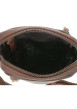 Thumbnail Sacoche en cuir marron à bandoulière ajustable et compartiment zippé - Image 4
